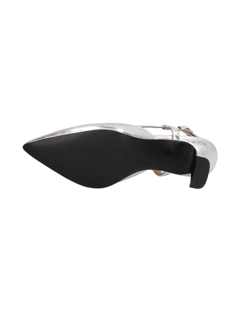 NEWD.Tamaris-Glattleder-Slingpumps-silber