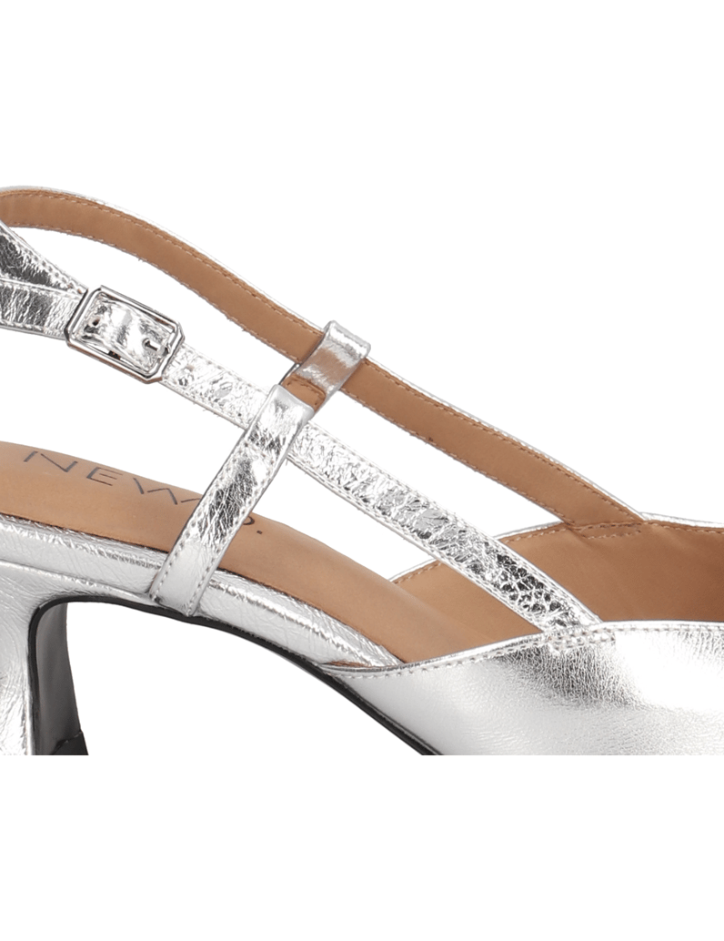 NEWD.Tamaris-Glattleder-Slingpumps-silber