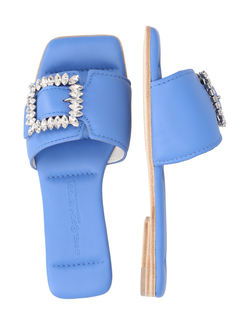 Kennel-&-Schmenger-Glattleder-Pantoffel-beige