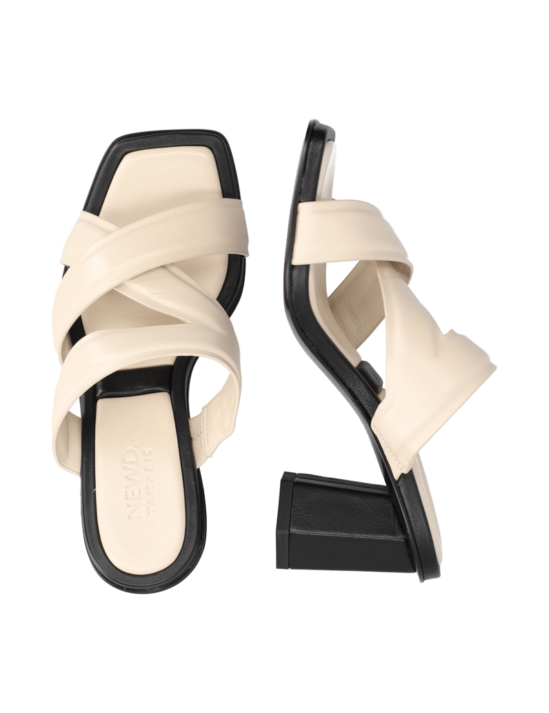 NEWD.Tamaris-Glattleder-Pantoffel