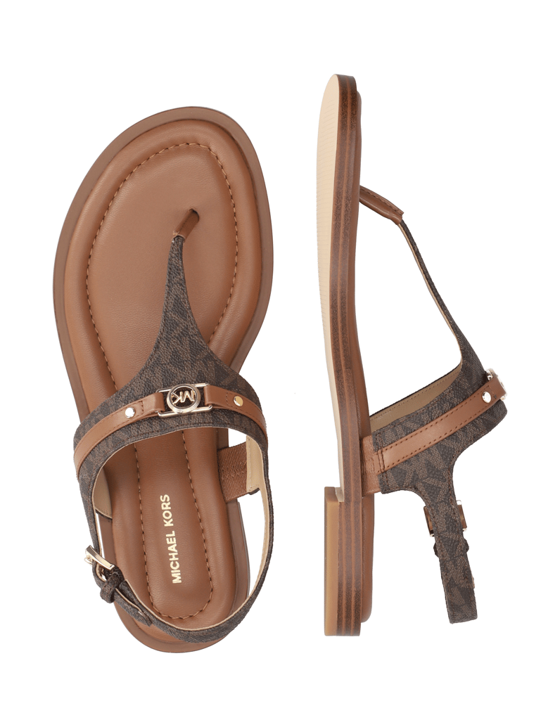 Michael-Kors-žabky-hnědá