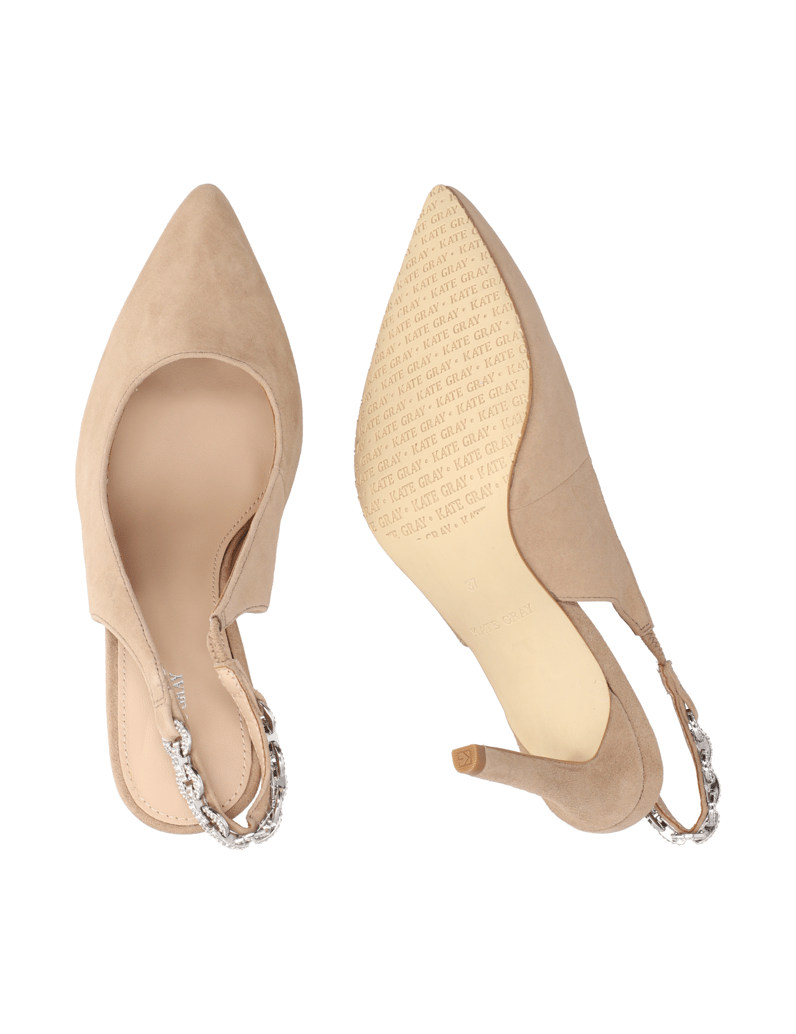 Kate-Gray-Veloursleder-Slingpumps