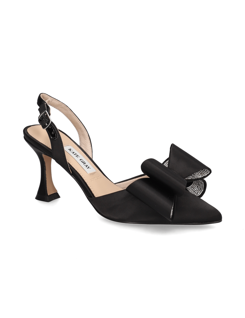 Kate-Gray-textil-lodičky-Sling-čierna