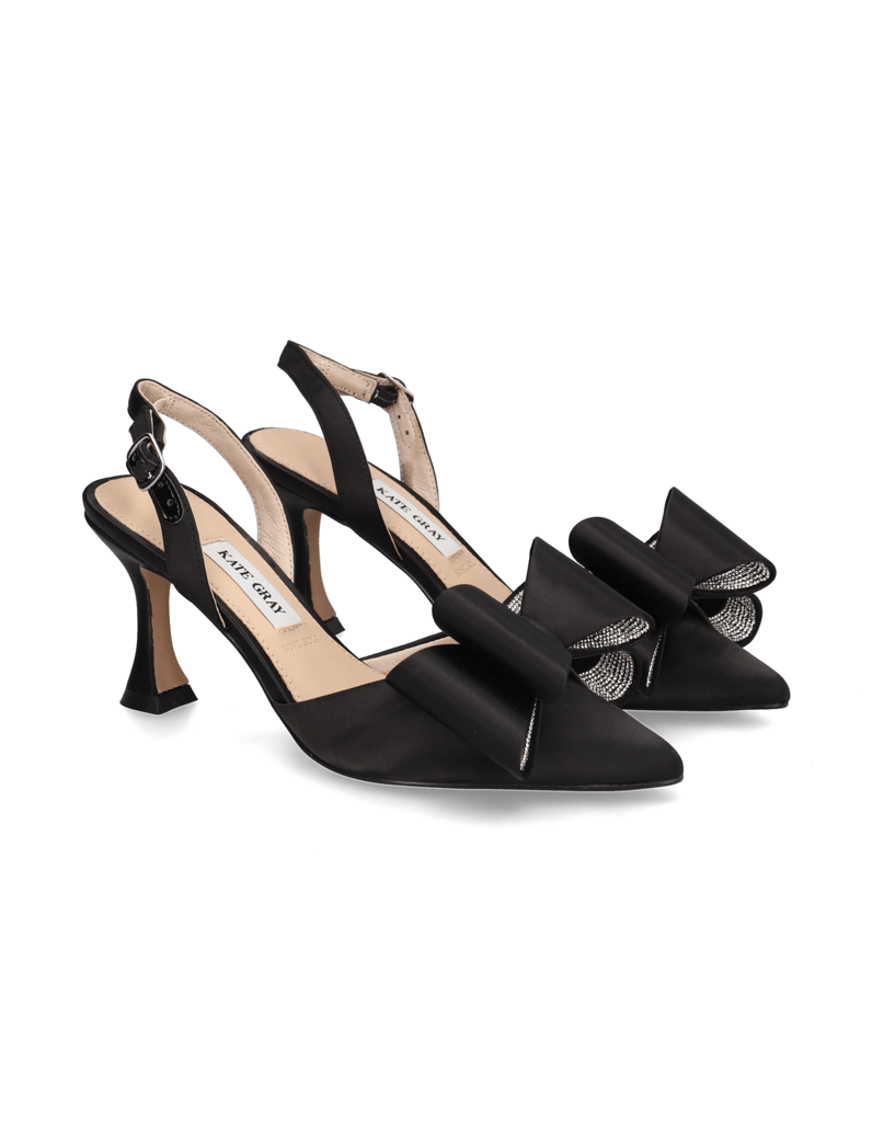 Kate-Gray-textil-lodičky-Sling-čierna