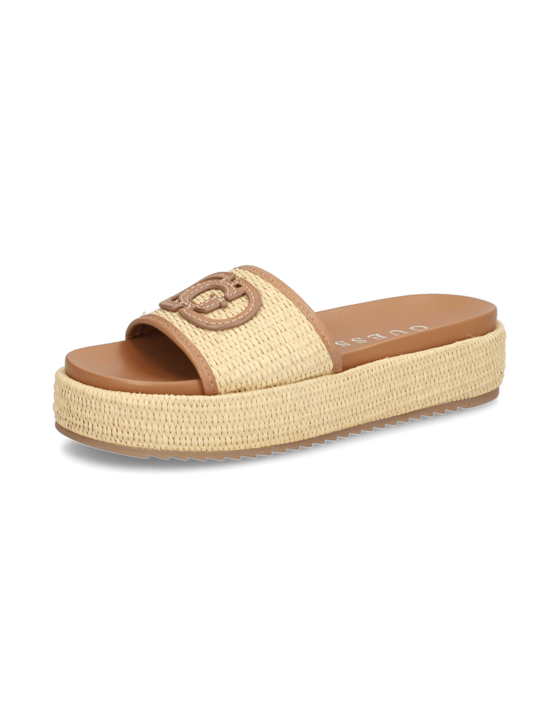 GUESS-LONNEY-Pantoffel-beige