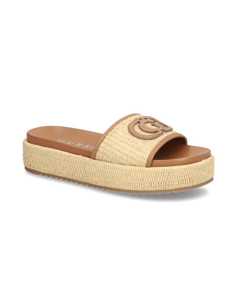 GUESS-LONNEY-Pantoffel-beige