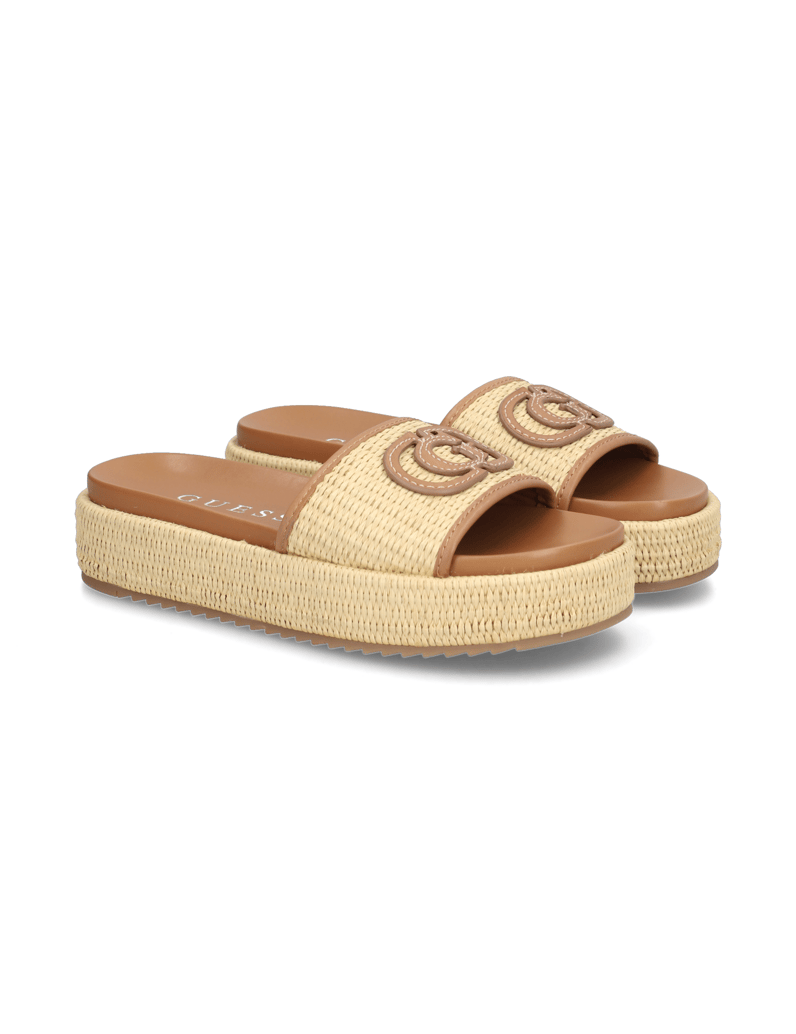 GUESS-LONNEY-Pantoffel-beige
