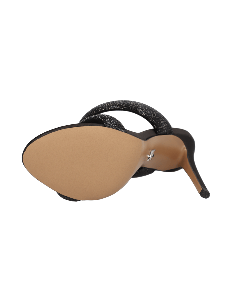 Kazar-Pantoletten-mit-schlankem-Stilettoabsatz-schwarz