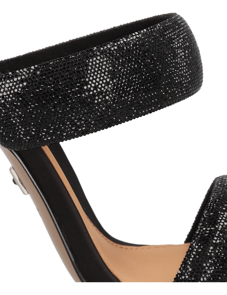 Kazar-Pantoletten-mit-schlankem-Stilettoabsatz-schwarz