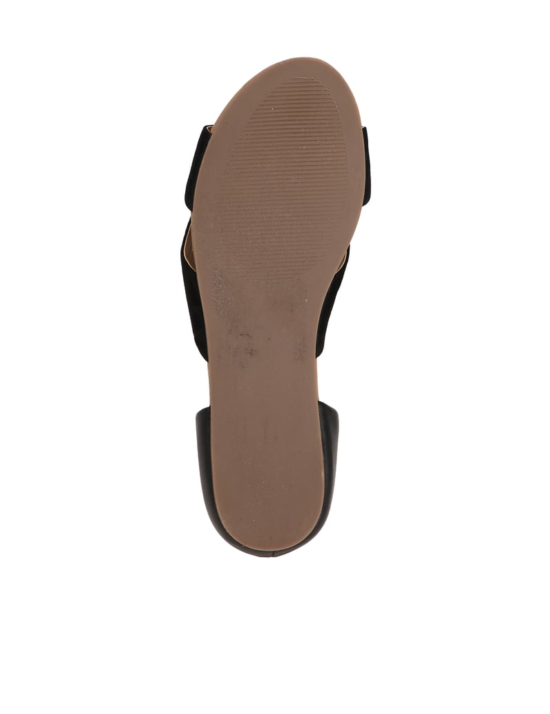 Kate-Gray-kombinácia-s-kožou-Klasické-sandále-čierna