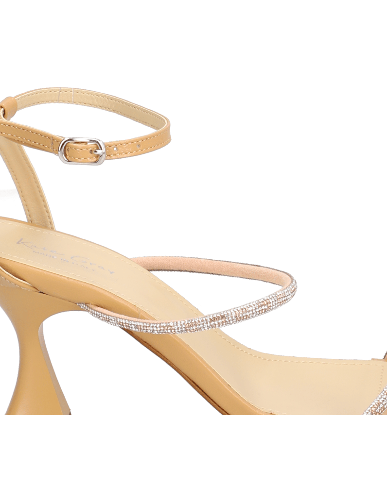 Kate-Gray-kombinácia-s-kožou-Sandále-čierna