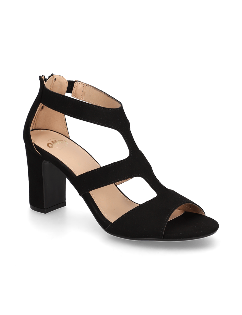 OMG!-Textil-Sandale-černá