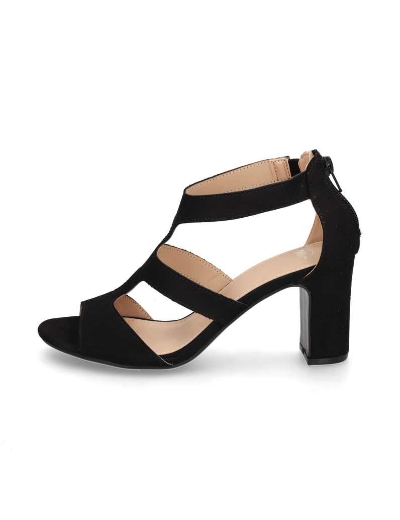 OMG!-Textil-Sandale-černá