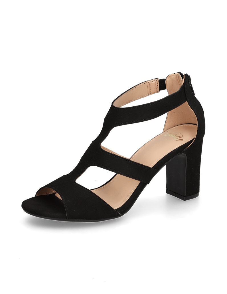 OMG!-Textil-Sandale-černá