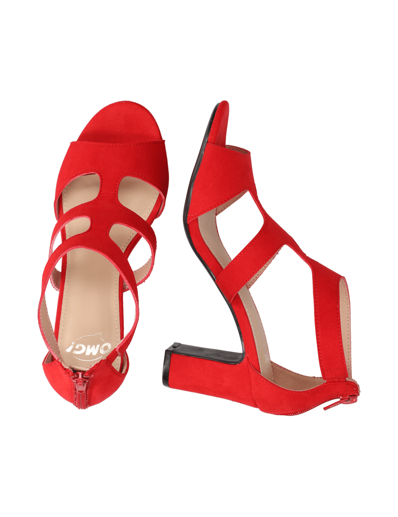 OMG!-Textil-Sandale-černá