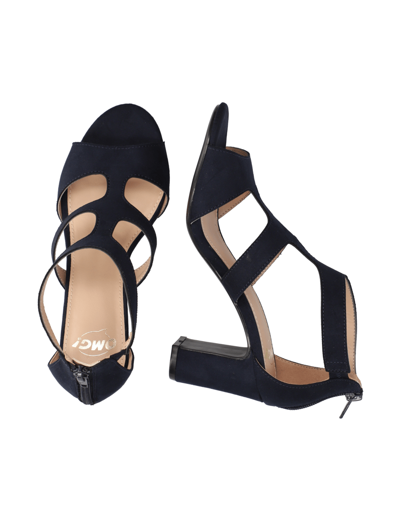 OMG!-Textil-Sandale-černá