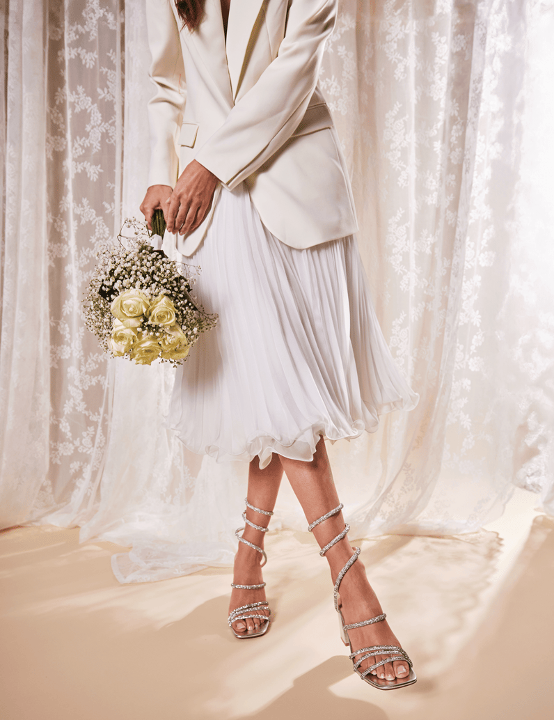 Kate-Gray-Imitácia-kože-sandály-stříbrná