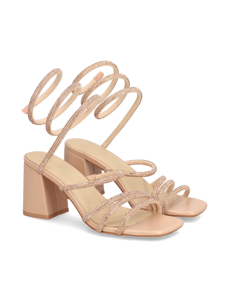 Kate-Gray-Imitácia-kože-sandály-stříbrná