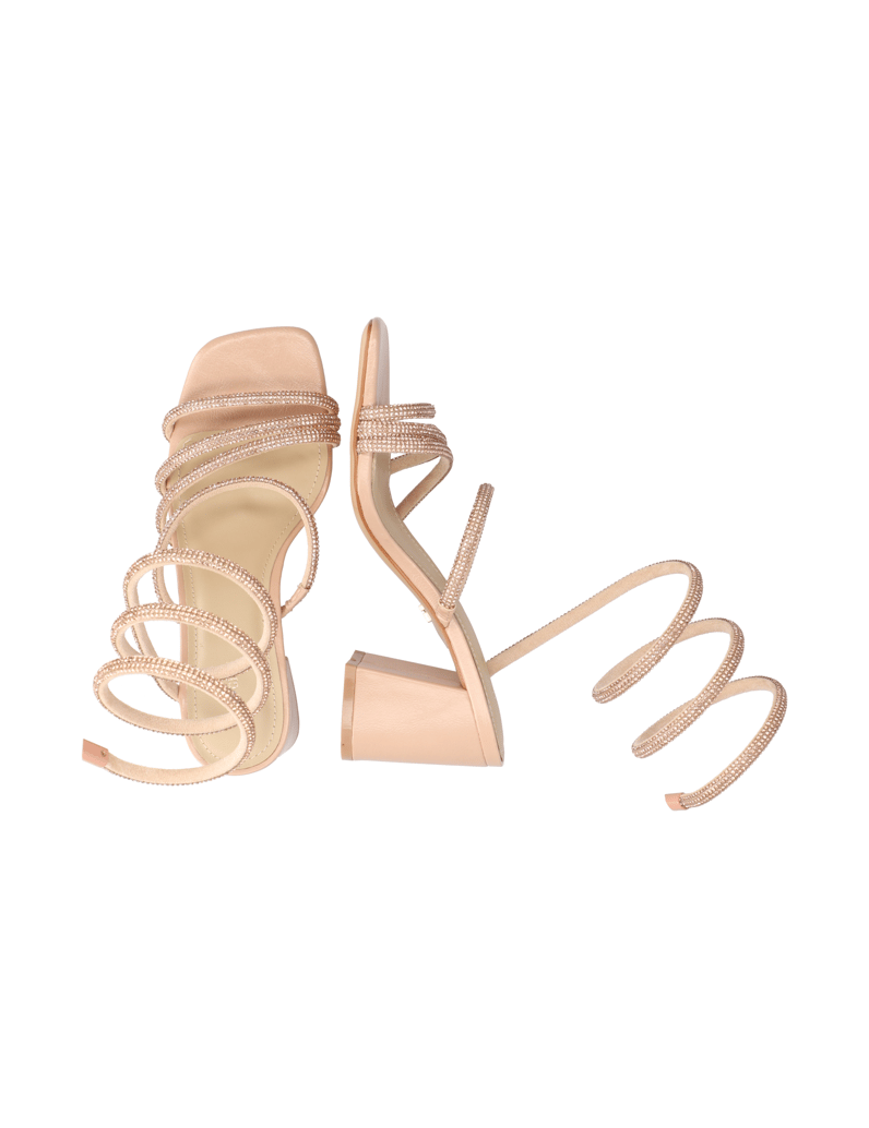 Kate-Gray-Imitácia-kože-sandály-stříbrná