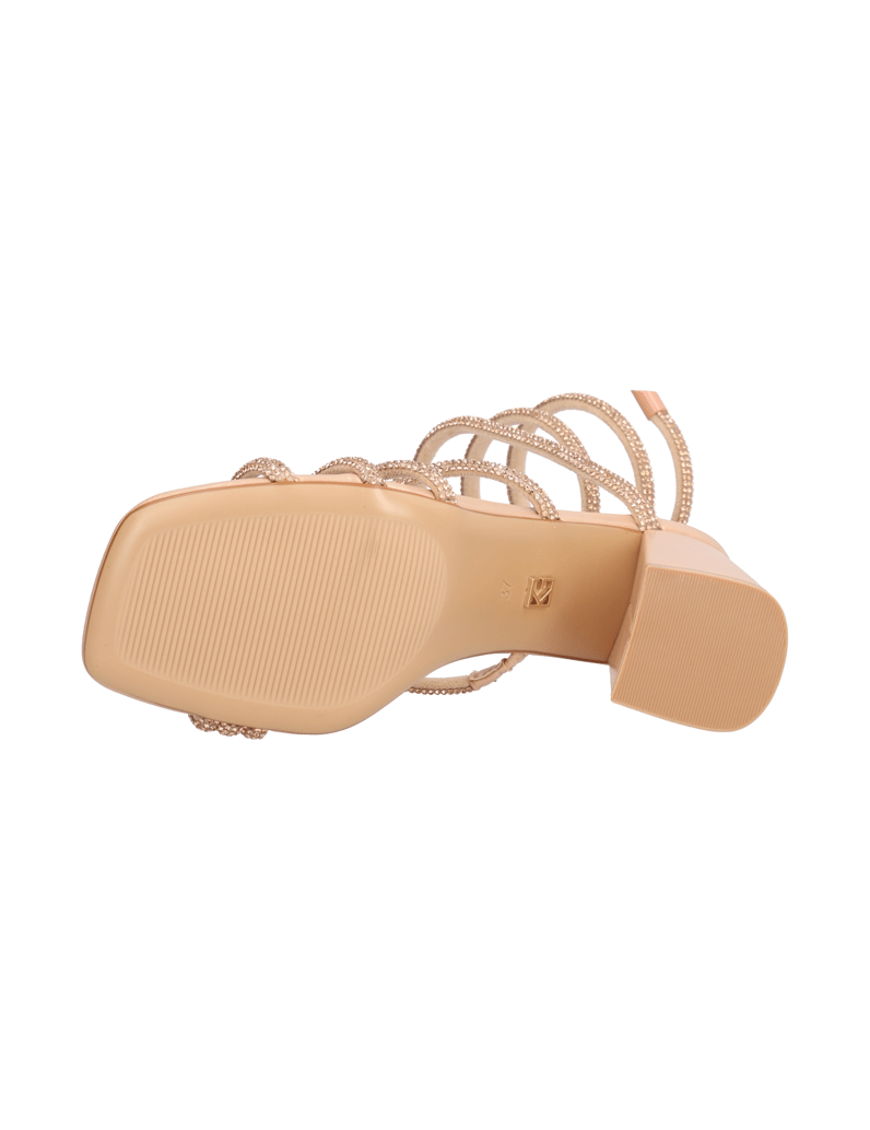 Kate-Gray-Imitácia-kože-sandály-stříbrná