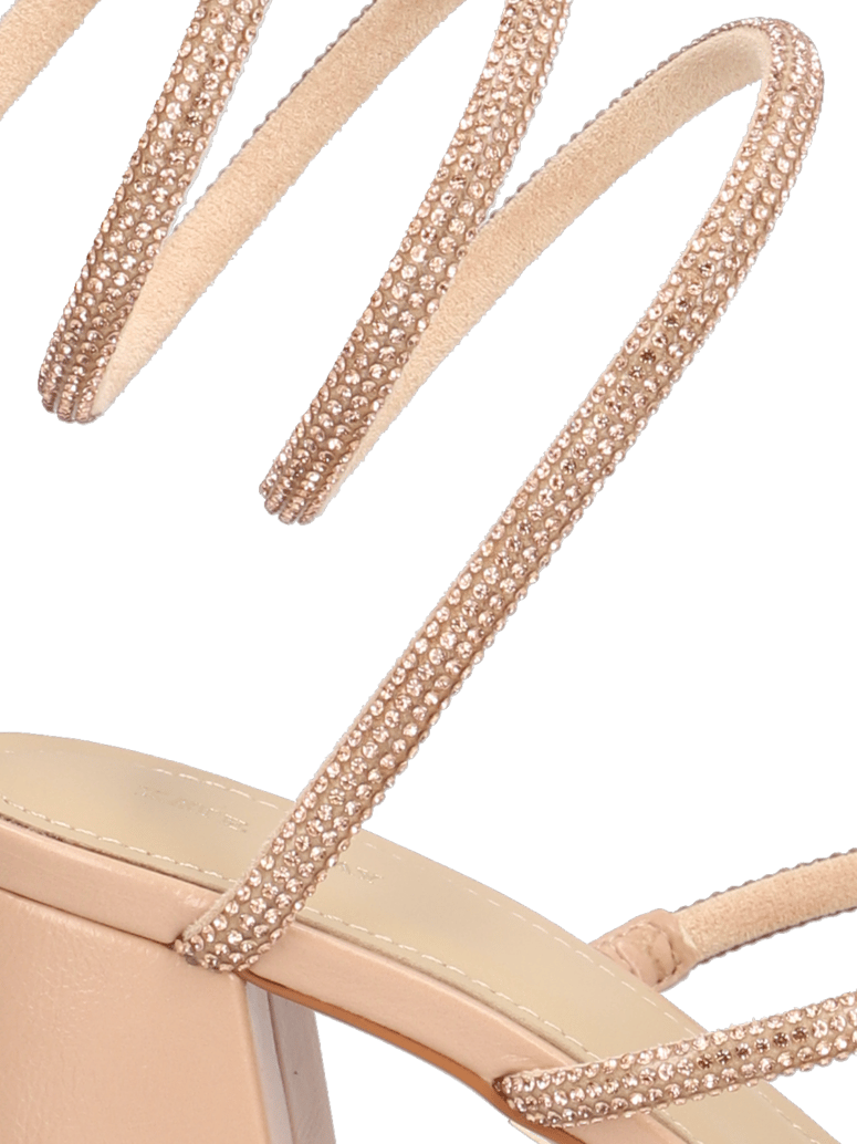 Kate-Gray-Imitácia-kože-sandály-stříbrná