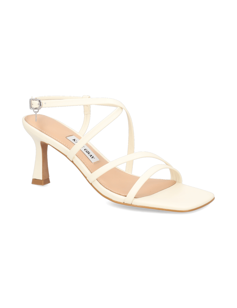 Kate-Gray-Glattleder-Sandale-čierna