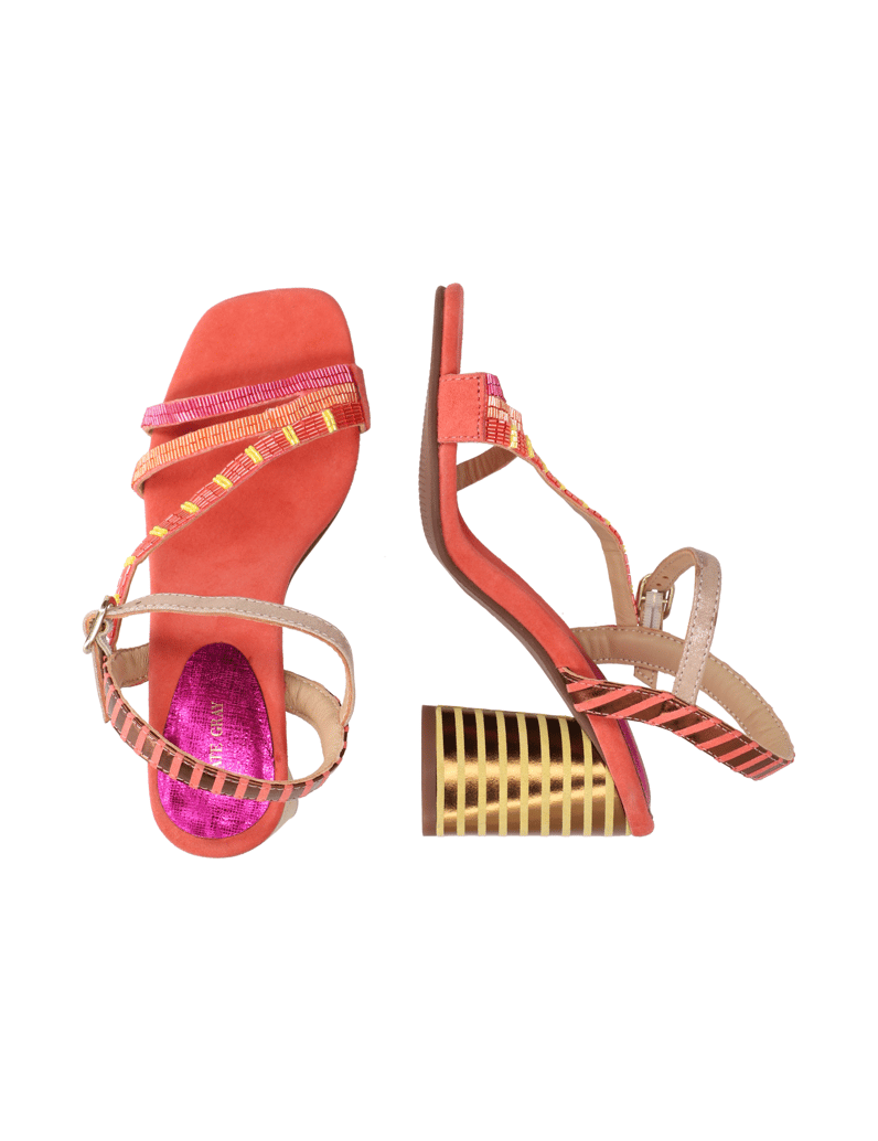 Kate-Gray-Lederkombination-Sandale-pink