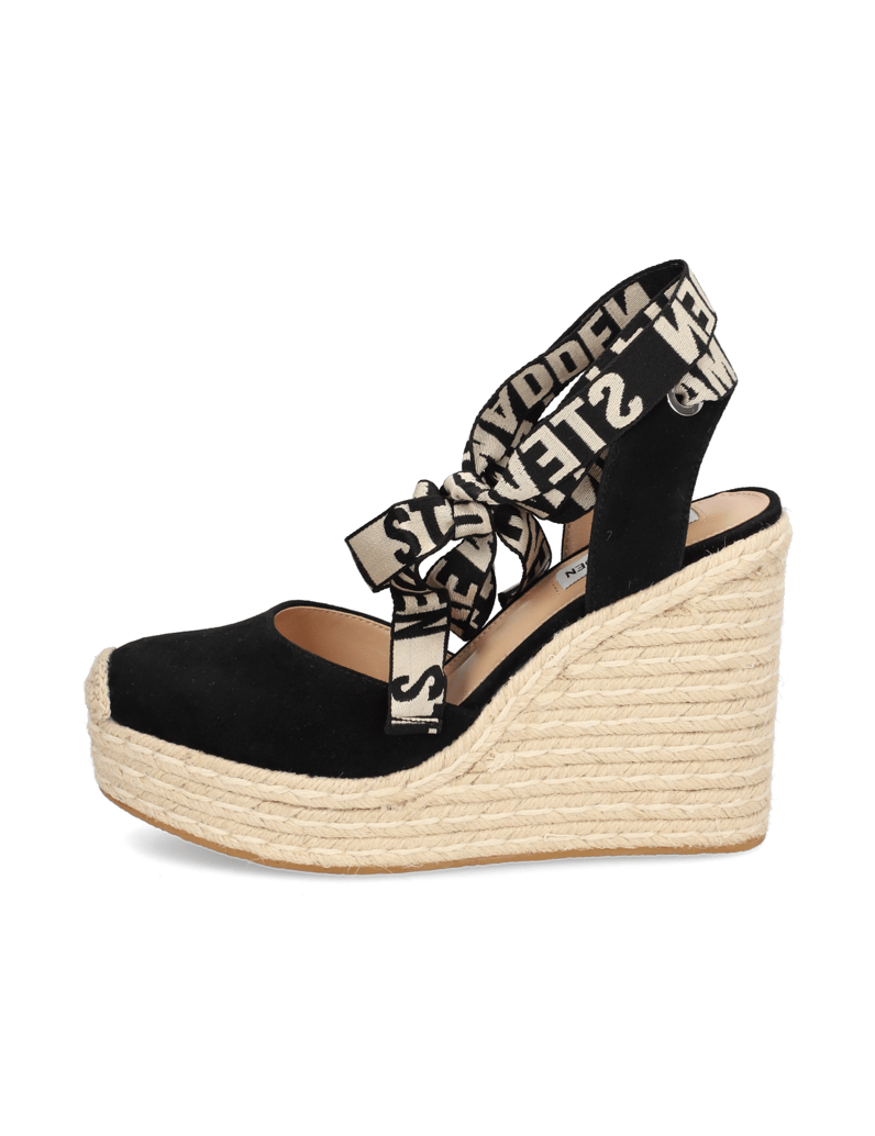 Steve-Madden-Sandále-na-klinovom-podpätku-čierna