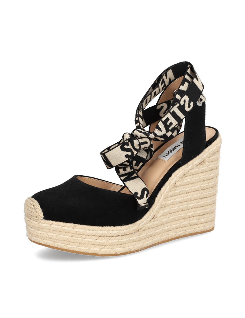 Steve-Madden-Sandále-na-klinovom-podpätku-čierna