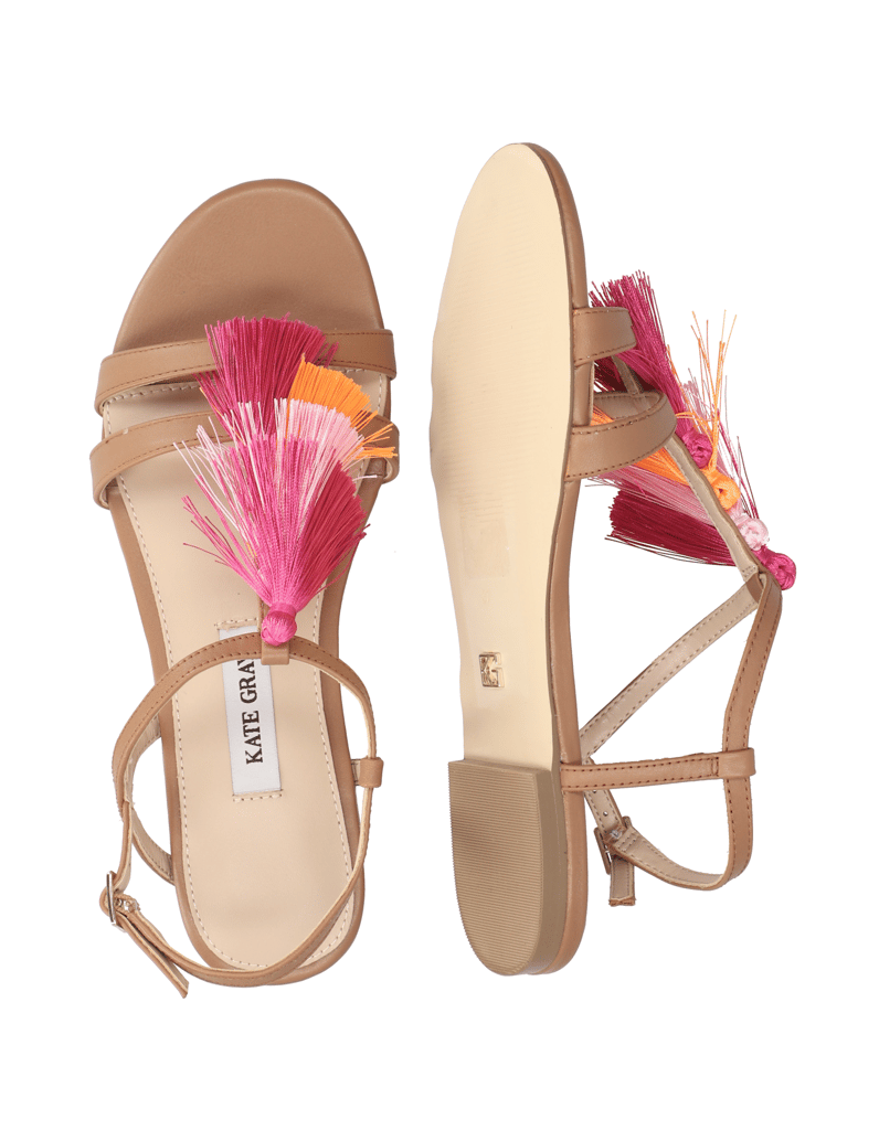 Kate-Gray-hladká-koža-sandále-zelená