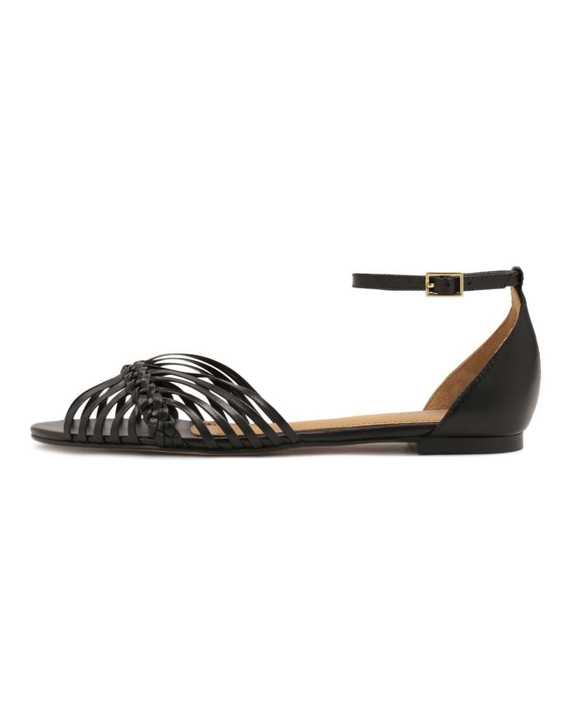 Kazar-Flat-sandals-with-built-in-heel-čierna