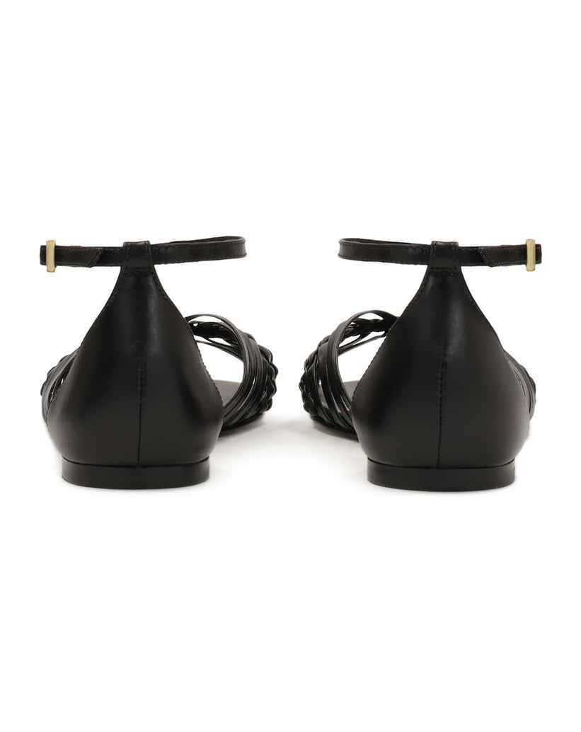 Kazar-Flat-sandals-with-built-in-heel-čierna