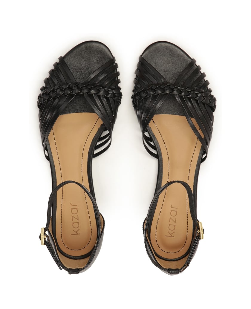 Kazar-Flat-sandals-with-built-in-heel-čierna