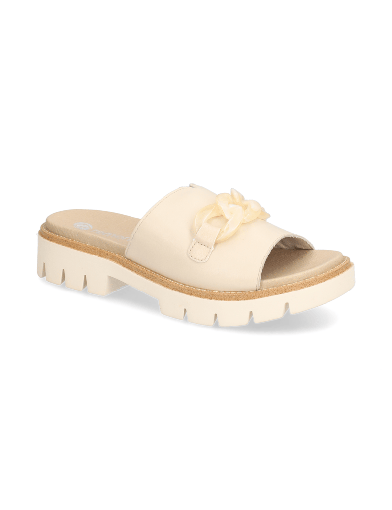 Remonte-Glattleder-Pantoffel