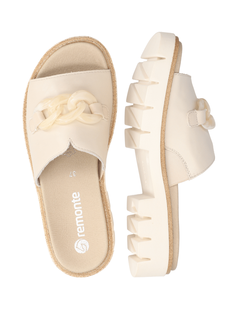 Remonte-Glattleder-Pantoffel