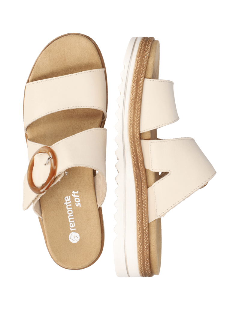 Remonte-Glattleder-Pantoffel