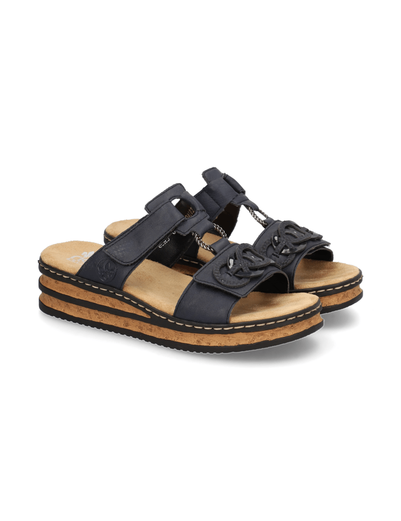 Rieker-Pantoffel-modrá