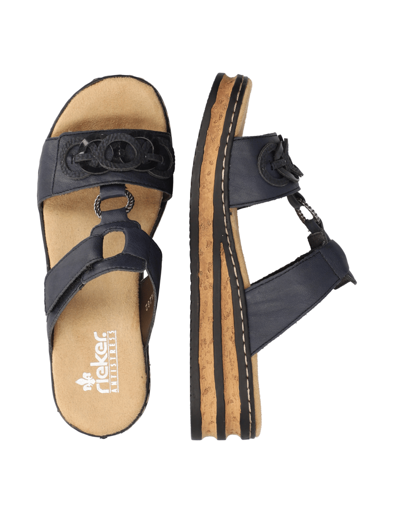 Rieker-Pantoffel-modrá