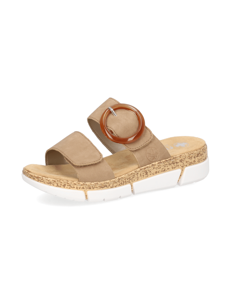 Rieker-Pantoffel-beige