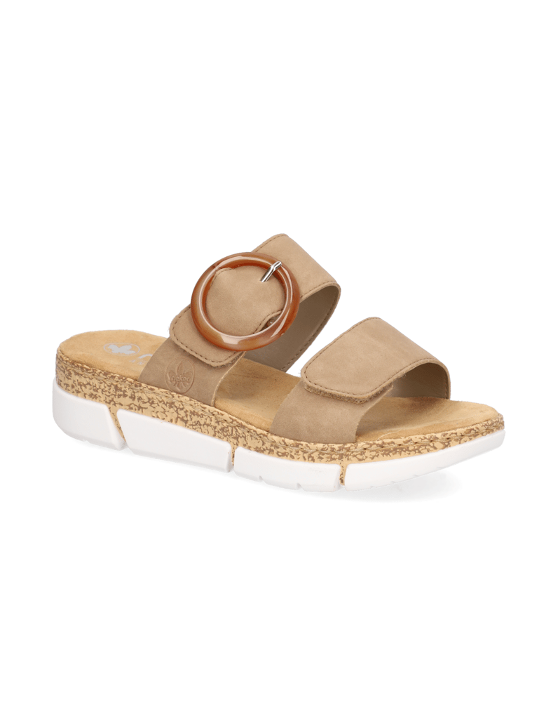Rieker-Pantoffel-beige