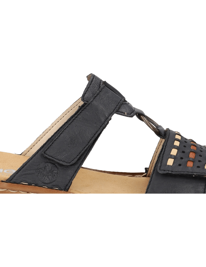 Rieker-Pantoffel-blau