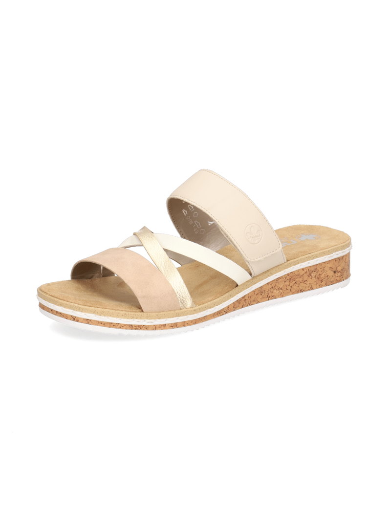 Rieker-Pantoffel-beige