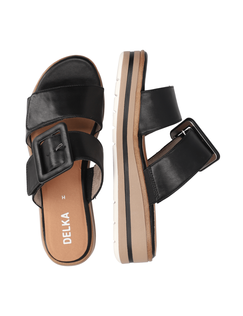 DELKA-pantofle-černá