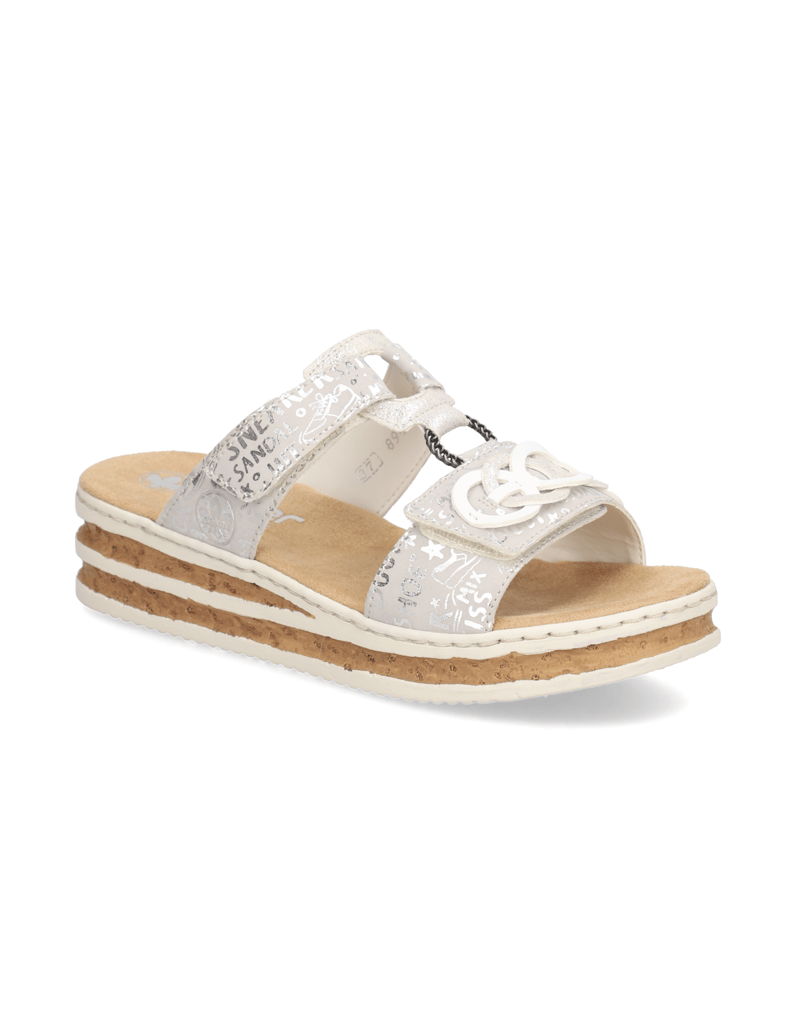 Rieker-Pantoffel-silber