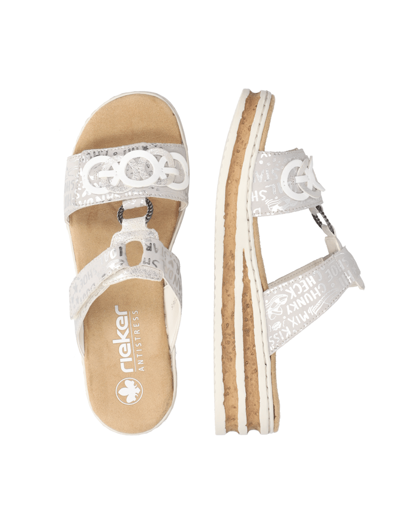 Rieker-Pantoffel-silber