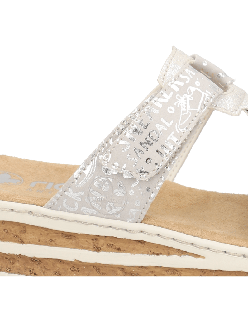 Rieker-Pantoffel-silber