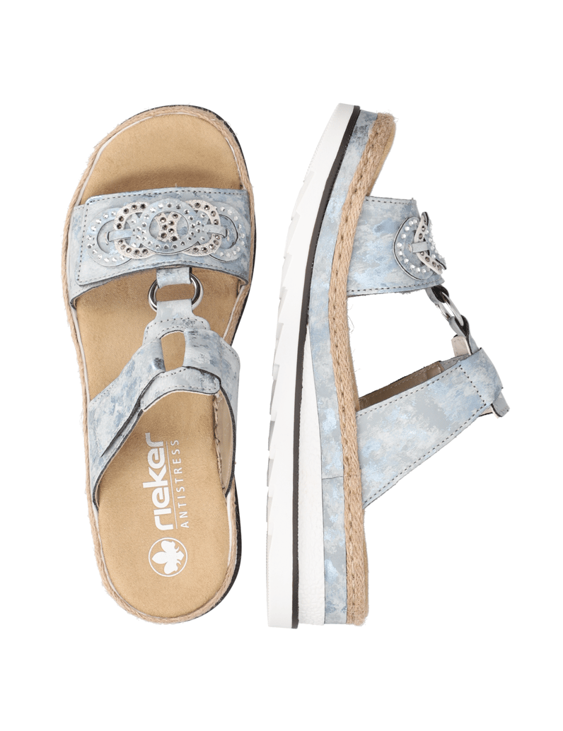 Rieker-Pantoffel-blau