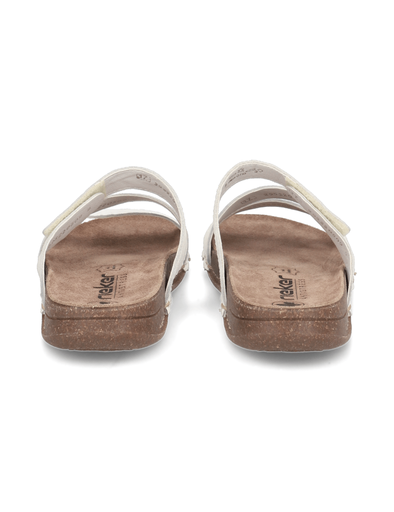 Rieker-Glattleder-Pantoffel-weiss