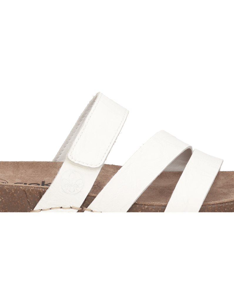 Rieker-Glattleder-Pantoffel-weiss