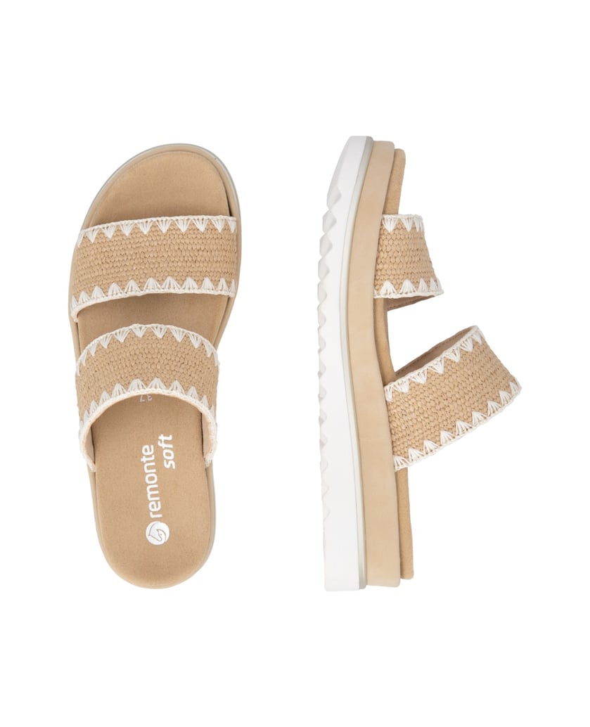 Remonte-Pantoffel-beige